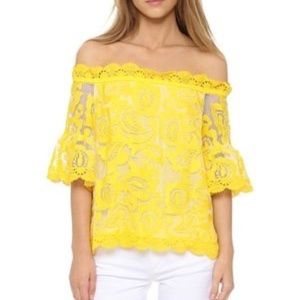 Alexis Off-the-Shoulder Lace Top